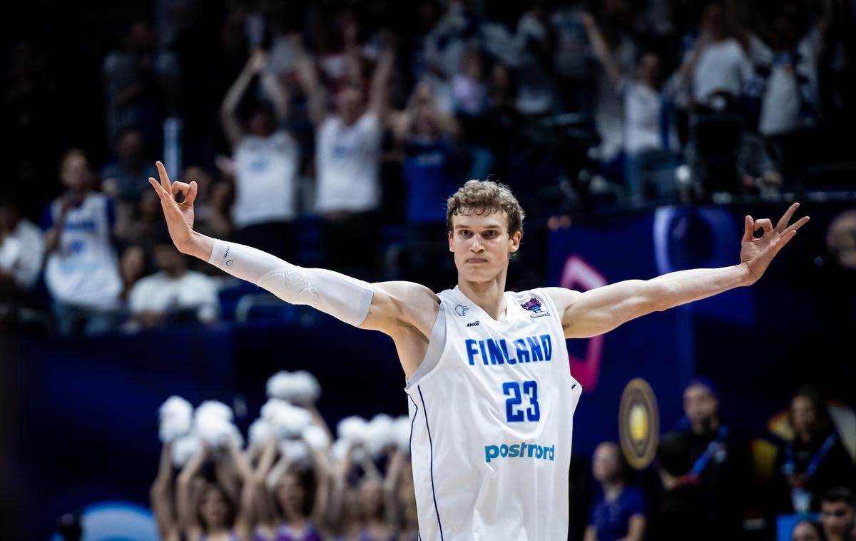 osmina finala eurobasket Finska Hrvaška | Lauri Markkanen je bil proti Hrvaški neustavljiv. | Foto Vid Ponikvar/Sportida