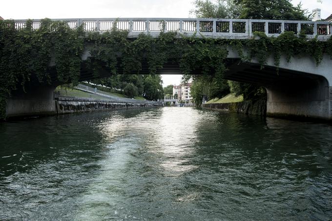 Z ladjico je po Ljubljanici mogoče odpluti tudi na vodenih ogledih Muzeja za arhitekturo in oblikovanje, posvečenih mostovom in prenovljenim nabrežjem. | Foto: 