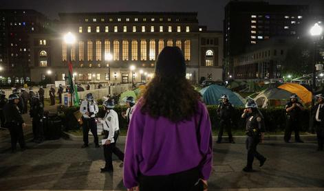 Na univerzi Columbia zaradi protestov odpovedali podelitev diplom