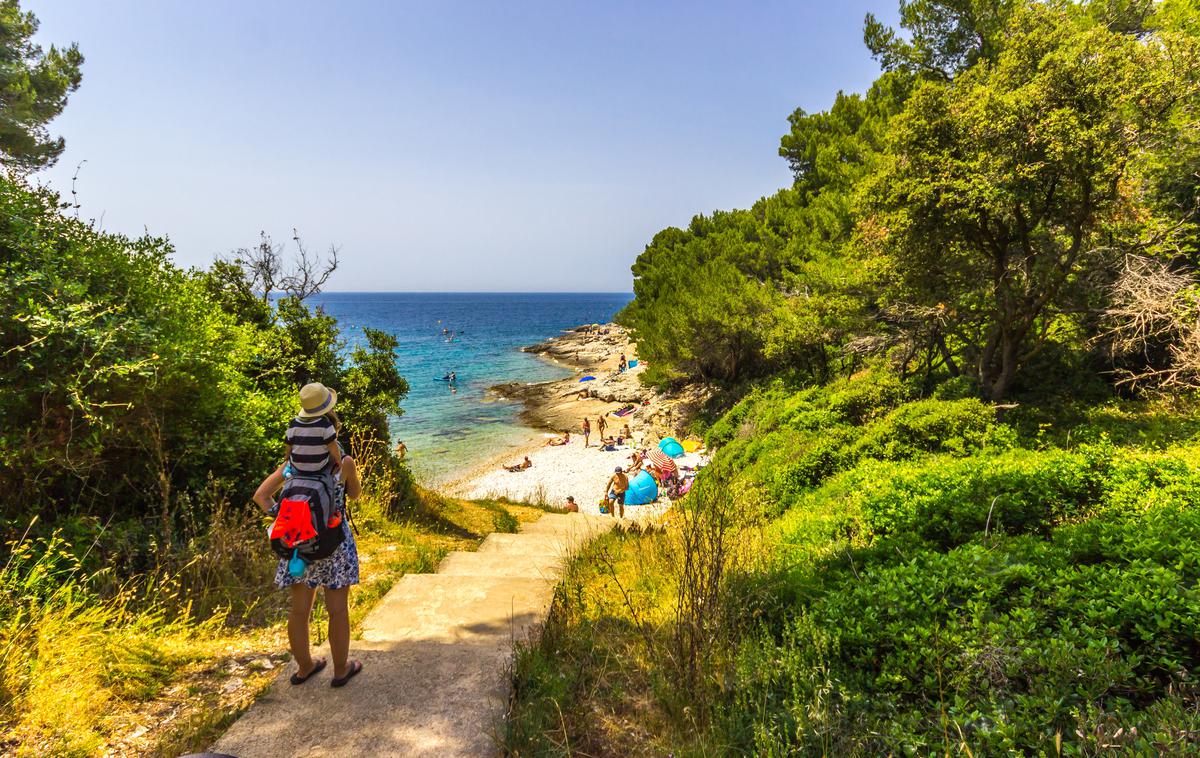 Istra, plaža | V letu 2025 bo deset dela prostih dni, dva manj kot v letu 2024. | Foto Shutterstock