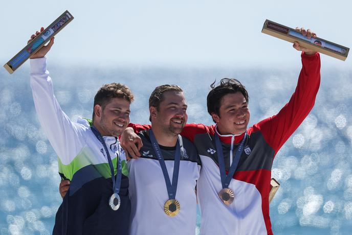 Toni Vodišek osvojil srebrno medaljo na olimpijskih igrah