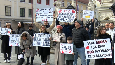 Shod v podporo srbskim študentom tudi v Mariboru #video