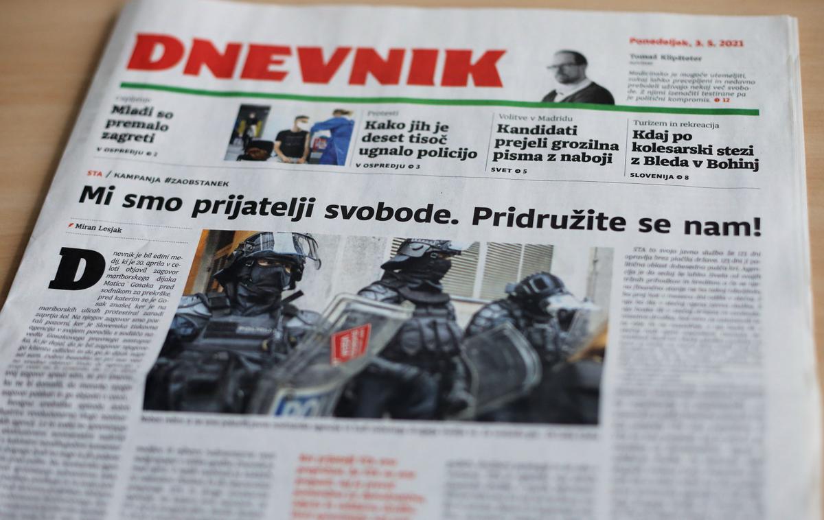 Dnevnik | Časopisna družba Dnevnik namerava izčleniti del premoženja in ga prenesti na novo družbo, ki se bo ukvarjala z njeno osnovno dejavnostjo, to je izdajo tiskanih in elektronskih edicij. Imenovala se bo Dnevnik mediji in bo prevzela tudi vse Dnevnikove zaposlene, izhaja iz delitvenega načrta. | Foto STA