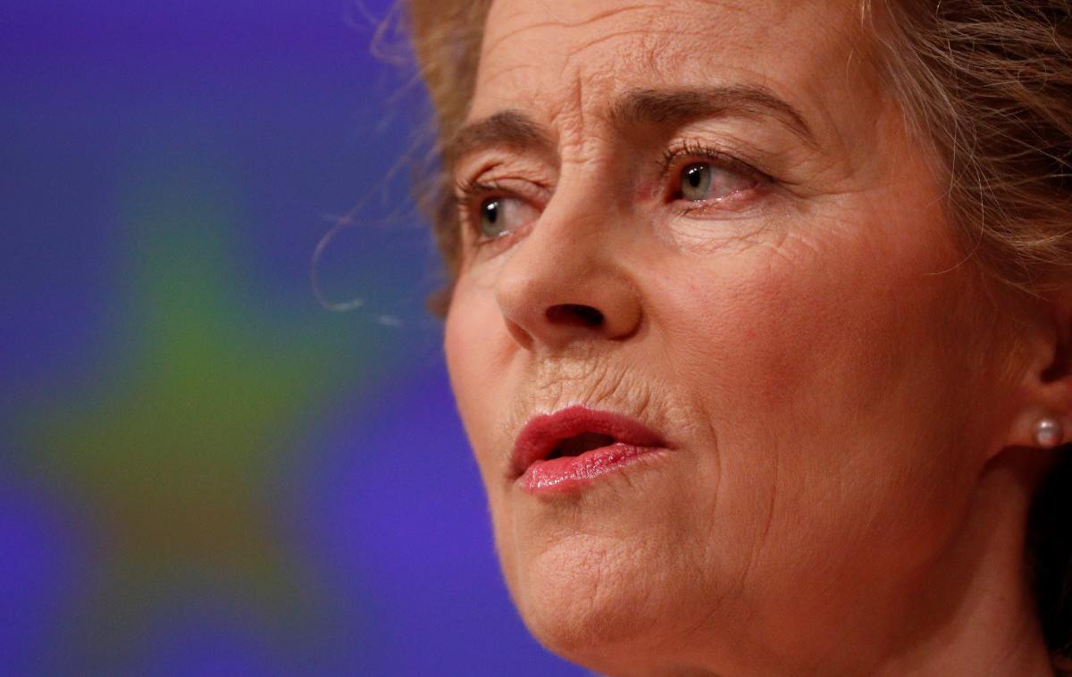 Ursula von der Leyen | Predsednica Evropske komisije Ursula von der Leyen je preventivno v samoizolaciji. | Foto Reuters