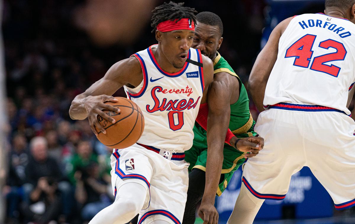 Josh Richardson | Igralci Philadelphie 76ers so v  domači dvorani s 109:98 na krilih Josha Richardsona (29 točk) premagali Boston Celtics, ki so izgubili že tretjo tekmo zapored. | Foto Reuters