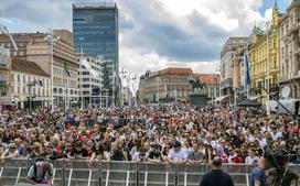 Baby Lasagna sprejem v Zagrebu