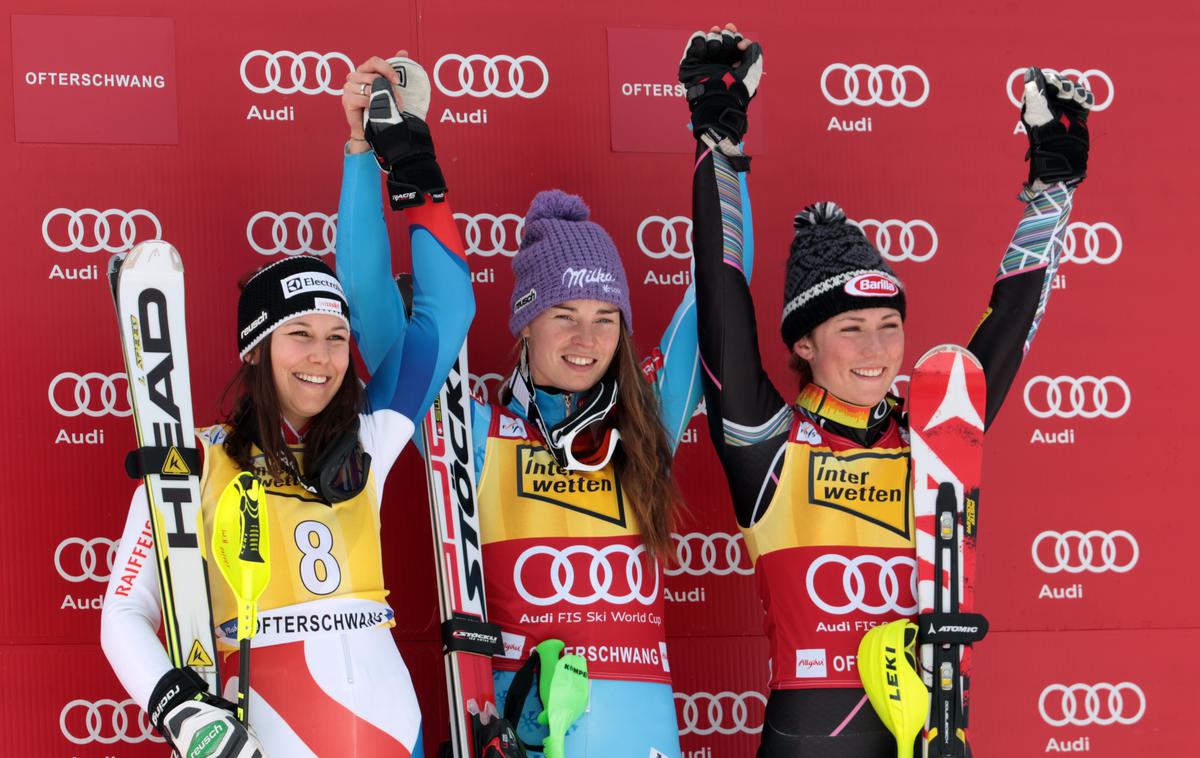 Tina maze Mikaela Shiffrin | Mikaela Shiffrin meni, da je Tina Maze ena največjih smučark vseh časov.  | Foto Guliverimage