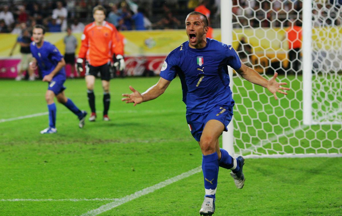 Del Piero 2006 | Alessandro Del Piero je leta 2006 pomagal Italiji do naslova svetovnih prvakov. | Foto Guliver/Getty Images