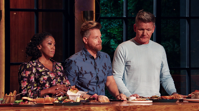 Nyesha Arrington, Richard Blais in Gordon Ramsay v oddaji Kuharski mojster: Naslednja stopnja | Foto: promocijsko gradivo