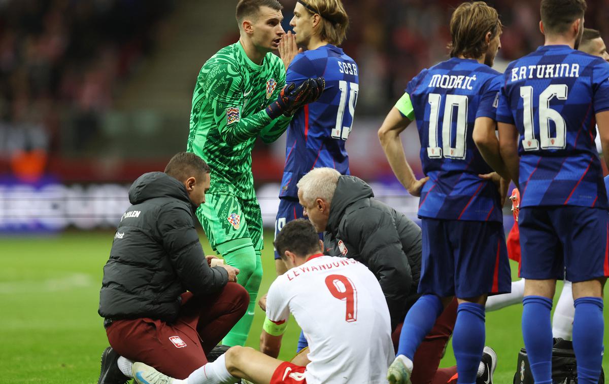 Poljska - Hrvaška, liga narodov | Poljaki so v Varšavi gostili Hrvate, tekma se je končala z neodločenim izidom 3:3. | Foto Reuters