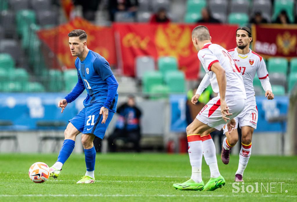 Prijateljska nogometna tekma: Slovenija - Črna gora, slovenska nogometna reprezentanca