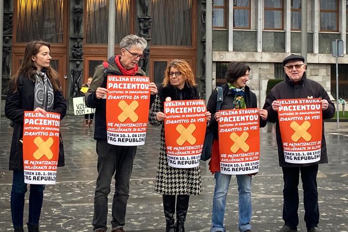 Glas ljudstva | Pacienti bodo stavkali v več krajih po državi. | Foto R. K.