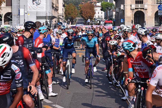 Alejandro Valverde in Vincenzo Nibali se poslavljata. | Foto: Guliverimage/Vladimir Fedorenko