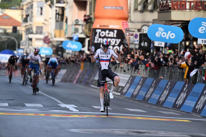 Matej Mohorič je 19. marca prišel do epske zmage na spomeniku Milano - Sanremo. | Foto: Guliverimage/Vladimir Fedorenko