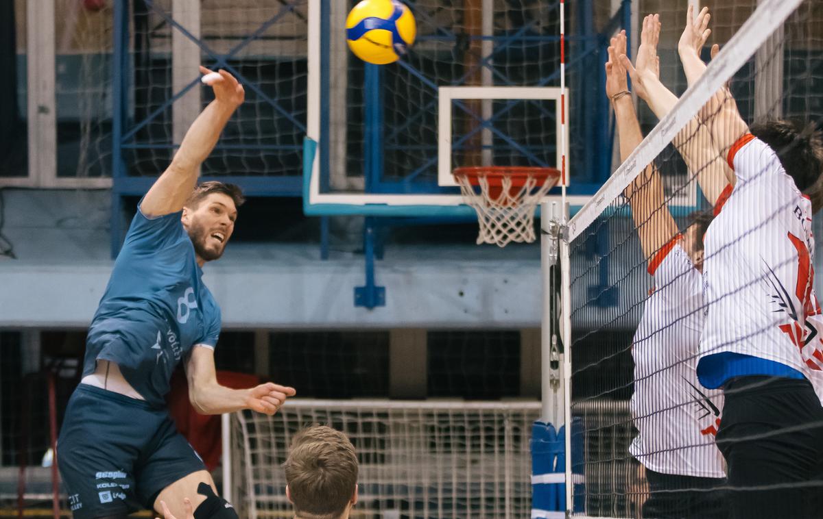 Calcit Volley, Jan Klobučar | Jan Klobučar je dosegel 14 točk. | Foto Klemen Brumec