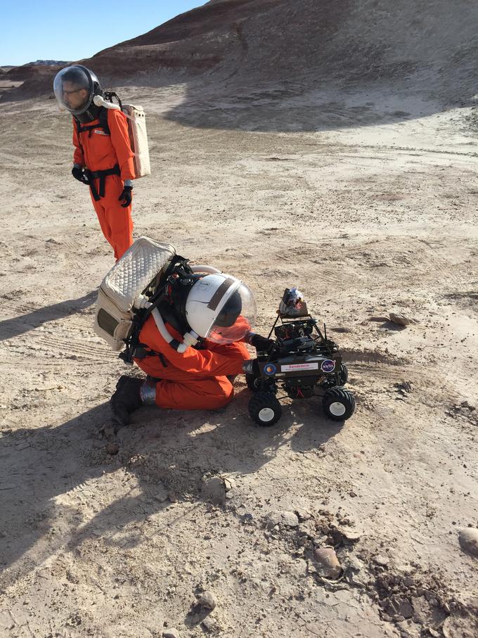 "Ko sem bila stara pet let, sem sanjala, da bom šla na Luno, danes pa sanjam o poti na Mars." | Foto: Chiara Cocchiara, osebni arhiv