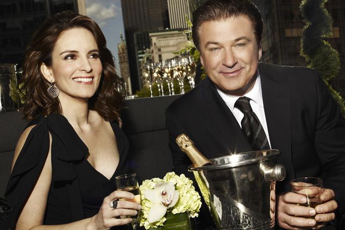 Glavna zvezdnika serije 30 Rock Tina Fey in Alec Baldwin. | Foto: 