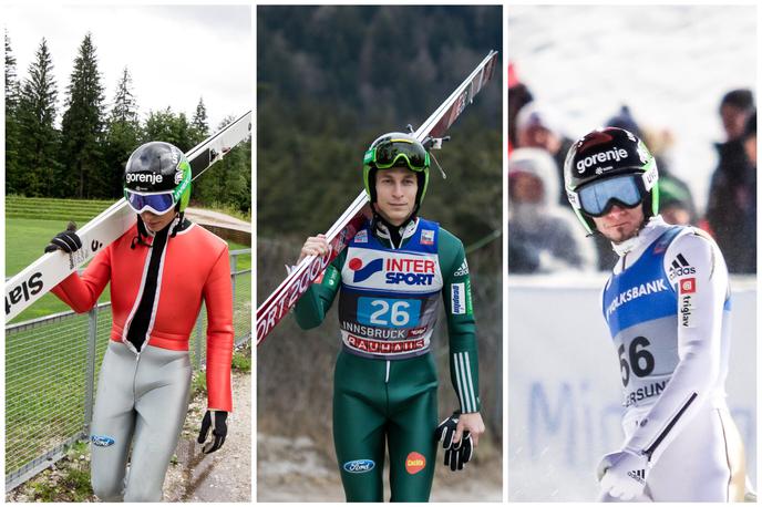 Anže Lanišek, Jurij Tepeš, Robert Kranjec | Foto Vid Ponikvar