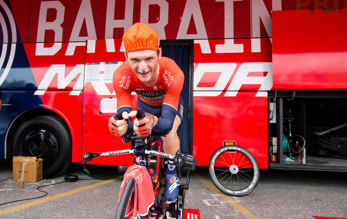 Grega Bole | Grega Bole je vajen vrtenja pedal na prostem. Danes je bilo nekoliko drugače, saj se je udeležil prav posebne etape. | Foto Vid Ponikvar