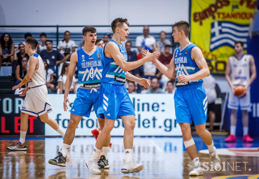 Fiba EP U18: Slovenija - Grčija za bron