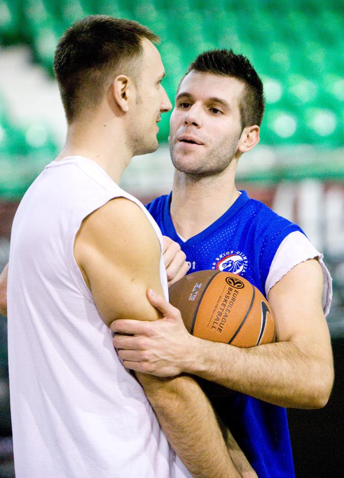 Marino Baždarić in Sani Bečirović: danes športna direktorja Cedevite Olimpije in Cedevite junior | Foto: Vid Ponikvar