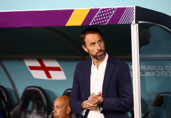 Gareth Southgate čaka na 50. zmago na klopi Anglije. | Foto: Reuters