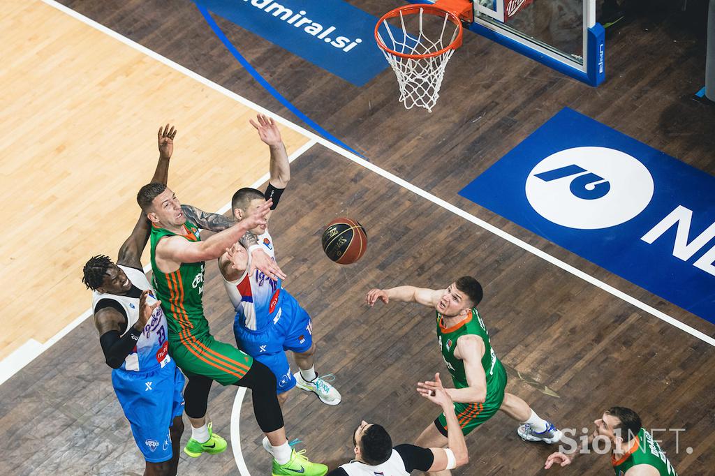 Liga ABA, četrtfinale: Cedevita Olimpija - Igokea, Tivoli