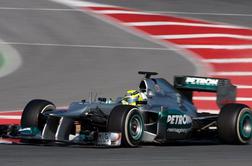 Mercedes (še) nima zmagovalnega dirkalnika - Rosberg 8.