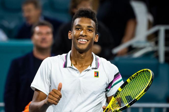 Felix Auger-Aliassime | Roger Federer se je prebil v četrtfinale. | Foto Gulliver/Getty Images