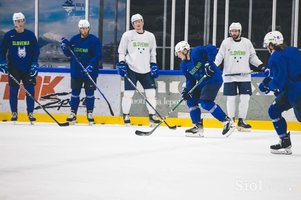 slovenska hokejska reprezentanca, trening, Bled