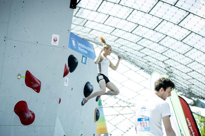 Janja Garnbret IFSC WORLD CUP MUNICH | Janja Garnbret začela tam, kjer je končala. | Foto Ana Kovač