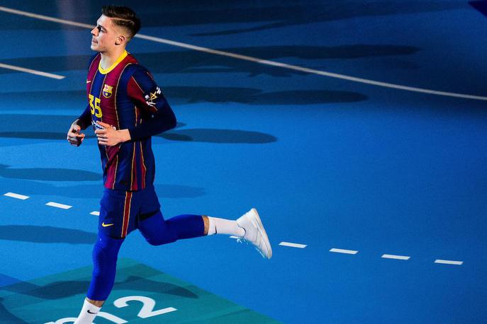 RK Celje Pivovarna Laško : Barcelona, liga prvakov, Domen Makuc | Domen Makuc je v petek zaigral prvič po lanskem avgustu. | Foto Grega Valančič/Sportida