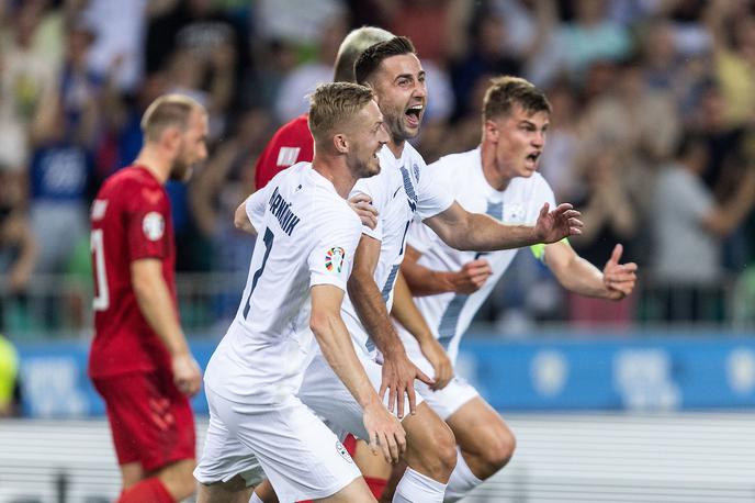 Slovenija : Danska slovenska nogometna reprezentanca Andraž Šporar | Slovenci so remizirali z Dansko (1:1). | Foto Vid Ponikvar/Sportida