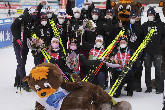 Štafeta Norveške, biatlon Anterselva | Norvežanke so zmagovalke štafetne tekme v Anterselvi. | Foto Guliverimage