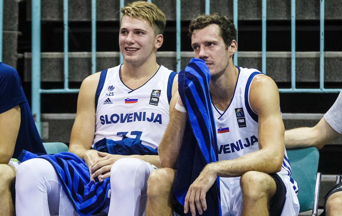 Luka Dončić in Goran Dragić | Foto Grega Valančič/Sportida