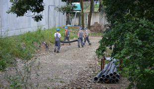 Sanacija potoka Tojnica: pripravljalna dela v teku, začetek verjetno jutri #foto