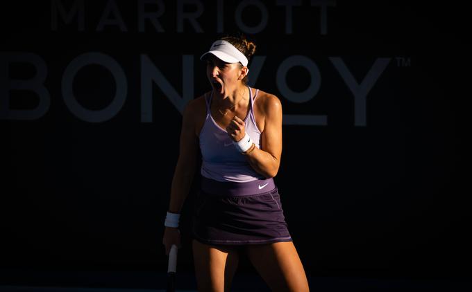 Belinda Bencic se bo za zmago v Abu Dabiju pomerila z Ljudmilo Samsonovo. | Foto: Guliverimage/Vladimir Fedorenko