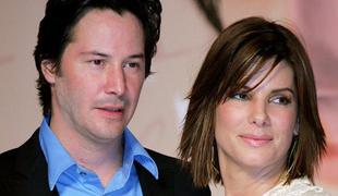 Sandra Bullock in Keanu Reeves sta par