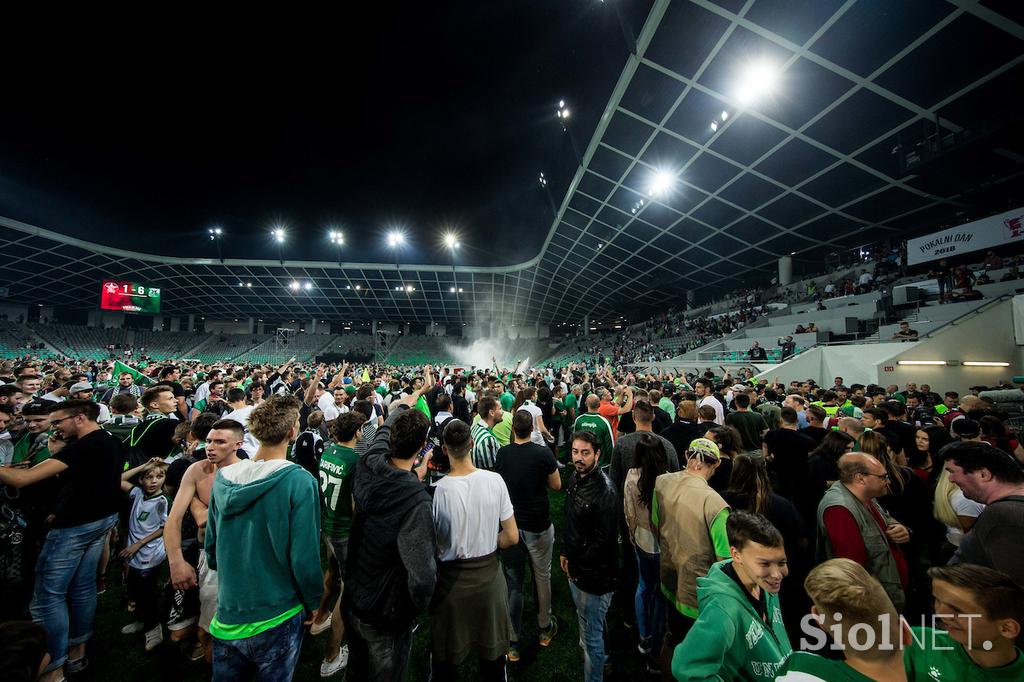 Olimpija Pokal Slavje Nogomet Finale Stožice