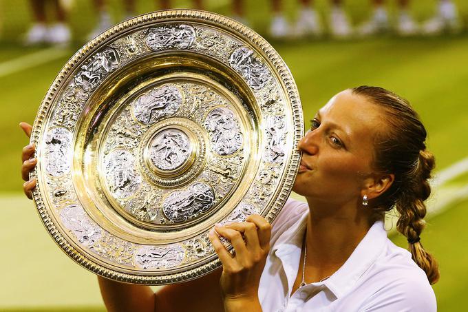 Petra Kvitova je dvakrat slavila na sveti travi. | Foto: Guliverimage/Getty Images