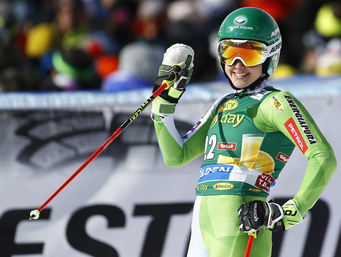 Lep začetek sezone za Tino Robnik. | Foto: Reuters