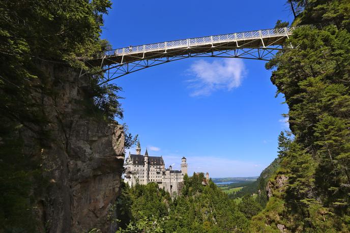 Marijin most pri Neuschwansteinu | Zločin se je zgodil v bližini Marijinega mosta pri pravljičnem gradu Neuschwanstein na Bavarskem. | Foto Guliverimage