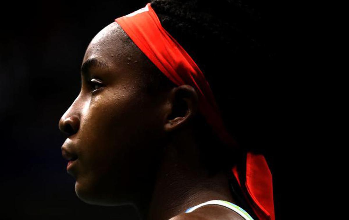 Coco Gauff | Coco Gauff bo zaradi pozitivnega testa na novi koronvirus izpustila olimpijske igre. | Foto Gulliver/Getty Images