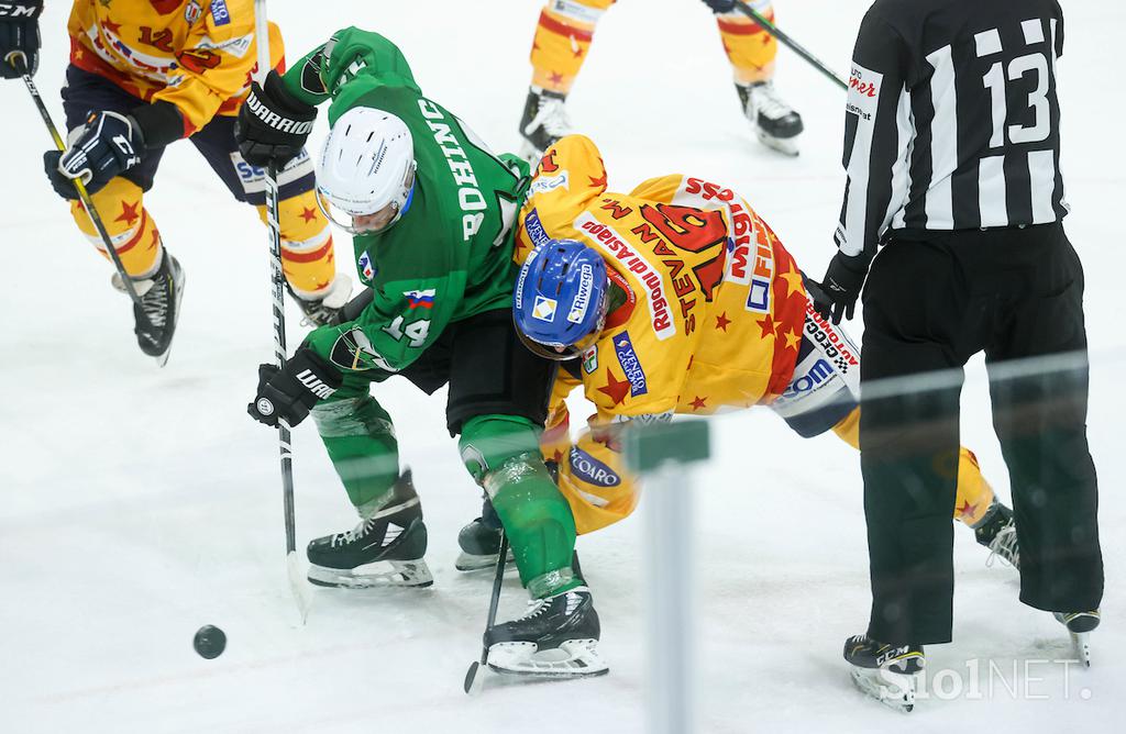 Alpska liga: Olimpija - Asiago (1-. tekma finala)