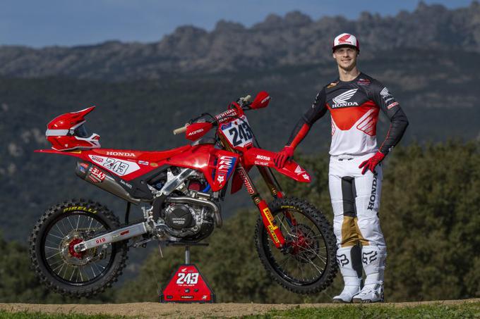 Nova Honda CRF450R, s katero bo Tiga dirkal za šesti svetovni naslov. | Foto: Honda Racing/ShotbyBavo