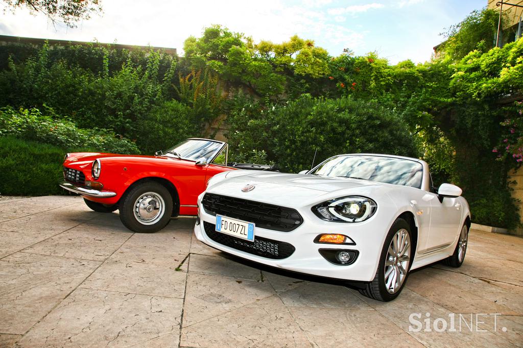 Fiat 124 spider - fotogalerija prve vožnje novega modela