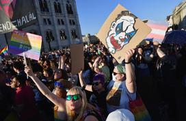 protesti madžarska LGBT