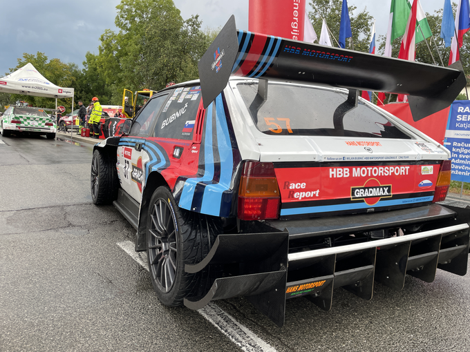 Milan Bubnič (lancia delta) je že desetič državni gorski prvak. | Foto: Gregor Pavšič