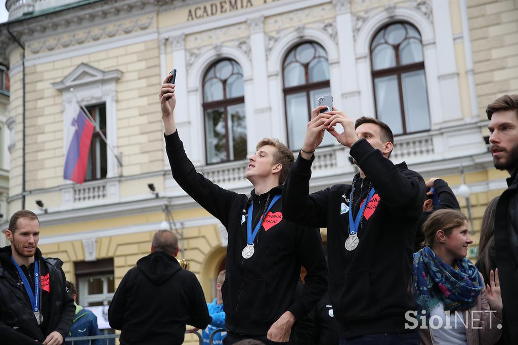 sprejem slovenska odbojkarska reprezentanca