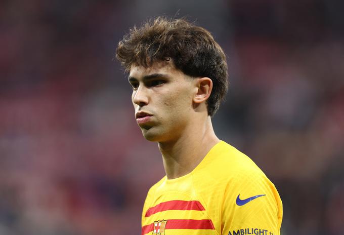 V nedeljo je premagal Jana Oblaka v Madridu, prihodnji torek ga želi še v Ljubljani. To je Joao Felix, 24-letni napadalec Barcelone. | Foto: Reuters